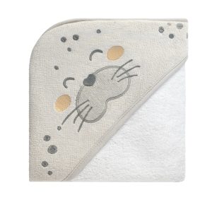 حوله دورپیچ کلاهدار کیکابو 90 در 90 فک طوسی
