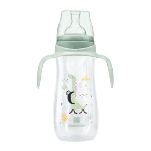 شیشه شیر دسته دار کیکابو 400 میل مدل jungle king mint