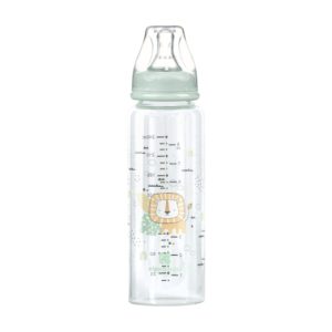 شیشه شیر شیشه ای کیکابو 240 میل مدل Savanna mint