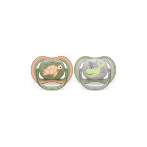 پستانک ارتودنسی 18-6 ماه اونت Philips Avent (نهنگ و لاکپشت)