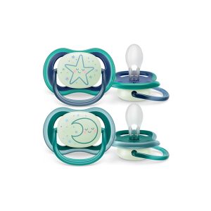 پستانک شبرنگی اونت 18-6 ماه Philips Avent Ultra Air (ماه و ستاره)