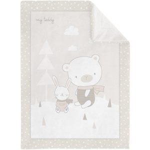 پتو جعبه ای super soft کیکابو سایز 110*140 سانت my teddy1190