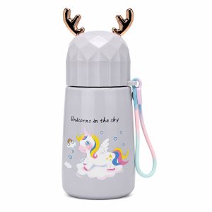 مینی فلاسک 300 میل یونیکورن طوسی