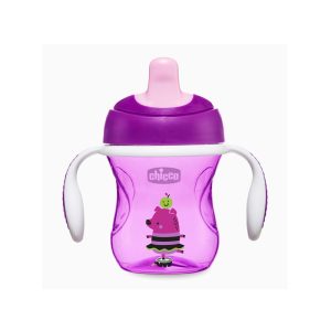 لیوان آبمیوه خوری سوپاپ دار 200 میل چیکو Chicco طرح سگ