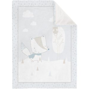 پتو جعبه ای سوپر سافت کیکابو سایز 80*110 سانت little fox184