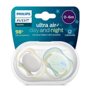پستانک ارتودنسی اونت ۰-۶ ماه شب و روز UltraAir1000