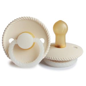 پستانک شب تاب روپ فریگ لاتکس سایز 0 تا 6 ماه رنگ Cream Night (کرم)
