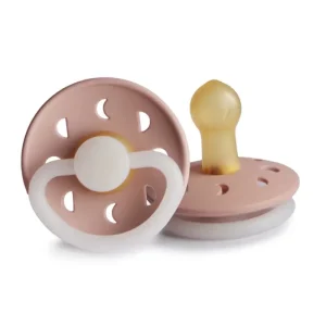 پستانک شب تاب ماه فریگ لاتکس سایز 0 تا 6 ماه رنگ Blush Night (صورتی)