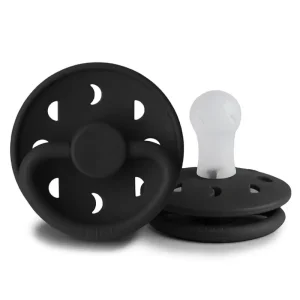 پستانک ماه فریگ سیلیکونی سایز 0 تا 6 ماه رنگ Jet Black (مشکی)