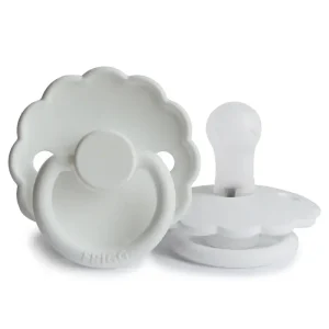 پستانک گلبرگی فریگ سیلیکونی سایز 0 تا 6 ماه رنگ Bright White (سفید)