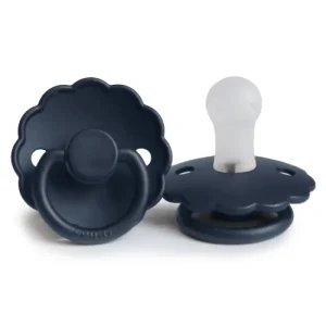 پستانک گلبرگی فریگ سیلیکونی سایز 0 تا 6 ماه رنگ Dark Navy (سرمه ای)