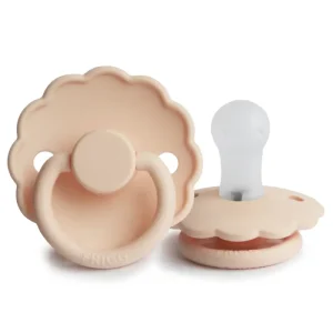 پستانک گلبرگی فریگ سیلیکونی سایز 0 تا 6 ماه رنگ Pink Cream (گلبهی)