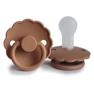 پستانک گلبرگی فریگ سیلیکونی سایز 0 تا 6 ماه رنگ Peach Bronze (قهوه ای)