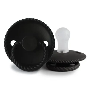 پستانک روپ فریگ سیلیکونی سایز 0 تا 6 ماه رنگ Jet Black (مشکی)