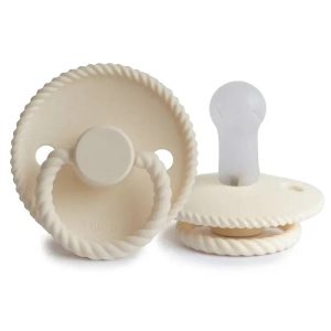 پستانک روپ فریگ سیلیکون سایز 6 تا 18 ماه رنگ Cream (کرم)