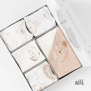 ست بیمارستانی 13 تکه نیلی nili طرح هاپو2028