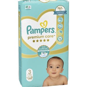 پوشک پمپرز سایز سه 60 عددی
