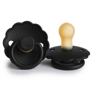 پستانک گلبرگی فریگ لاتکس سایز 0 تا 6 ماه رنگ Jet Black (مشکی)