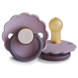 پستانک گلبرگی فریگ لاتکس سایز 0 تا 6 ماه رنگ Lavender Haze (بنفش روشن دسته بنفش)