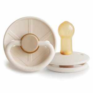 پستانک گرد فریگ لاتکس سایز 0 تا 6 ماه رنگ Sigrid Cream (کرم)