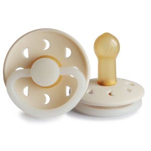 پستانک شب تاب ماه فریگ لاتکس سایز 0 تا 6 ماه رنگ Cream Night (کرم)