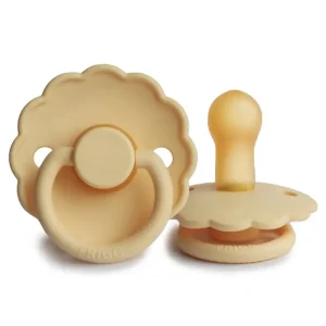پستانک گلبرگی فریگ لاتکس سایز 6 تا 18 ماه رنگ Pale Daffodil (کرم)