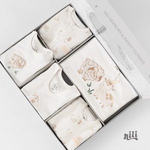 ست بیمارستانی 13 تکه نیلی nili طرح دهکده2028