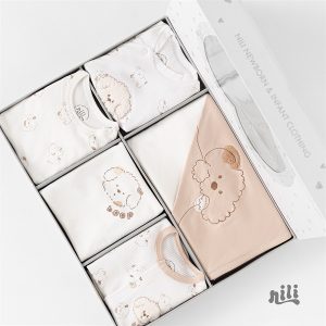 ست بیمارستانی 13 تکه نیلی nili طرح هاپو2028