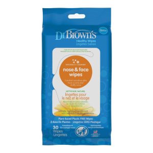 دستمال مرطوب دکتر براون Dr Browns برای صورت و بینی
