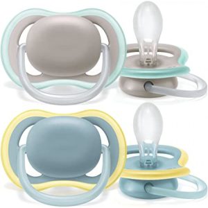 پستانک ارتودنسی +18 ماه اونت Philips Avent (ساده سبز و طوسی)
