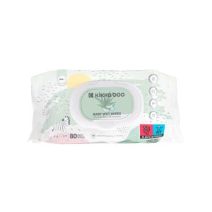 دستمال مرطوب نوزاد کیکابو بسته 80 عددی آلوئه‌ورا
