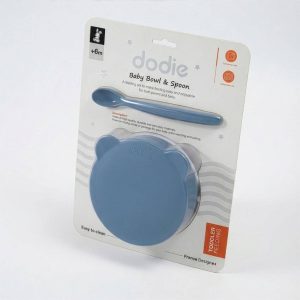 ست کاسه و قاشق برند dodie رنگ آبی