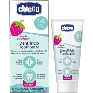 خمیر دندان 1تا 5 سال توت فرنگی چیکو chicco