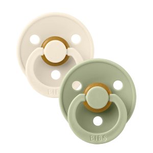 پستانک لاتکس ارتودنسی بیبز وانیلی و سبز BIBS سایز 2