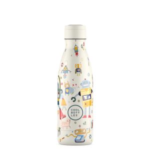 فلاسک آب 350 میل طرح ربات برند cool bottle