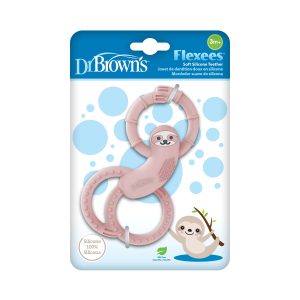 دندانگیر تنبل دکتر براون رنگ صورتی dr.browns
