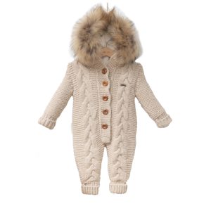 سرهمی بافت کرم داخل تدی برند baby mio