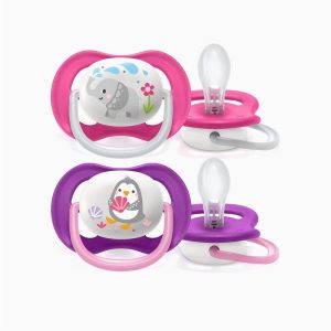پستانک ارتودنسی 18-6 ماه اونت Philips Avent (فیل و پنگوئن)